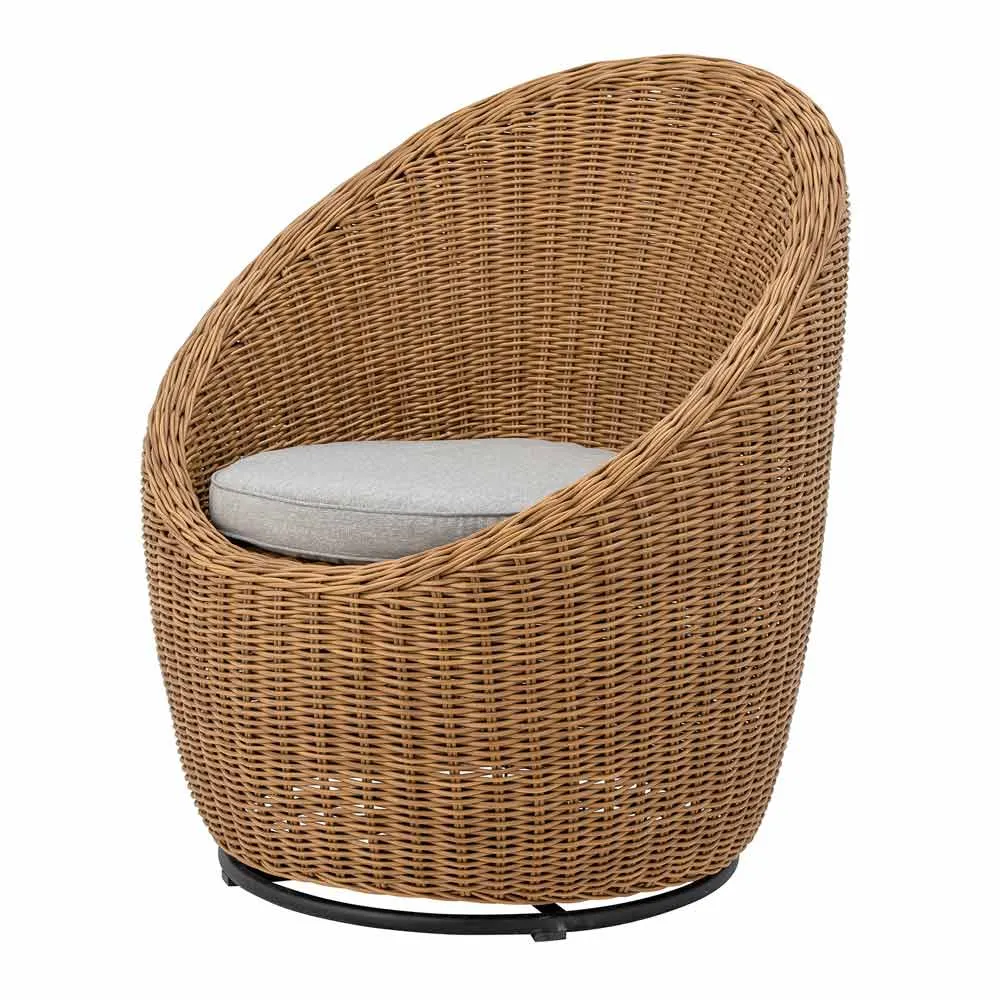 BLOOMINGVILLE Loungesessel "Roccas" Polyrattan mit Drehfunktion