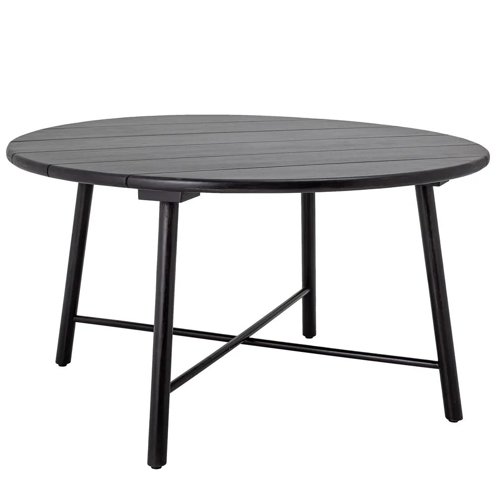 BLOOMINGVILLE Esstisch - rund "Lope" Akazie schwarz
