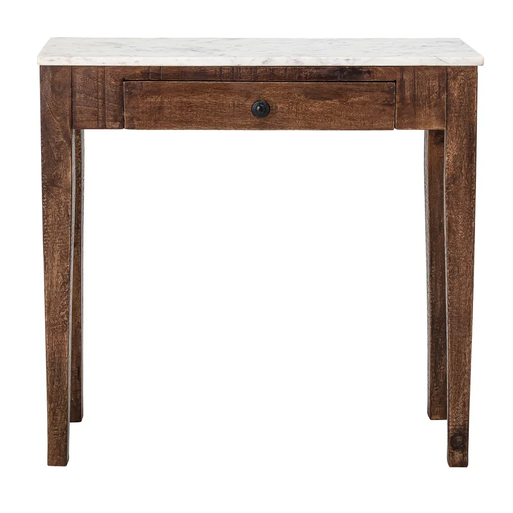 BLOOMINGVILLE Konsolentisch - mit Schublade "Hauge" Mango & Mamor