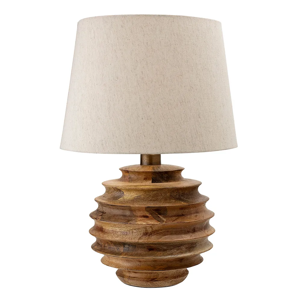 BLOOMINGVILLE Tischleuchte "Svale" Mango & Baumwolle