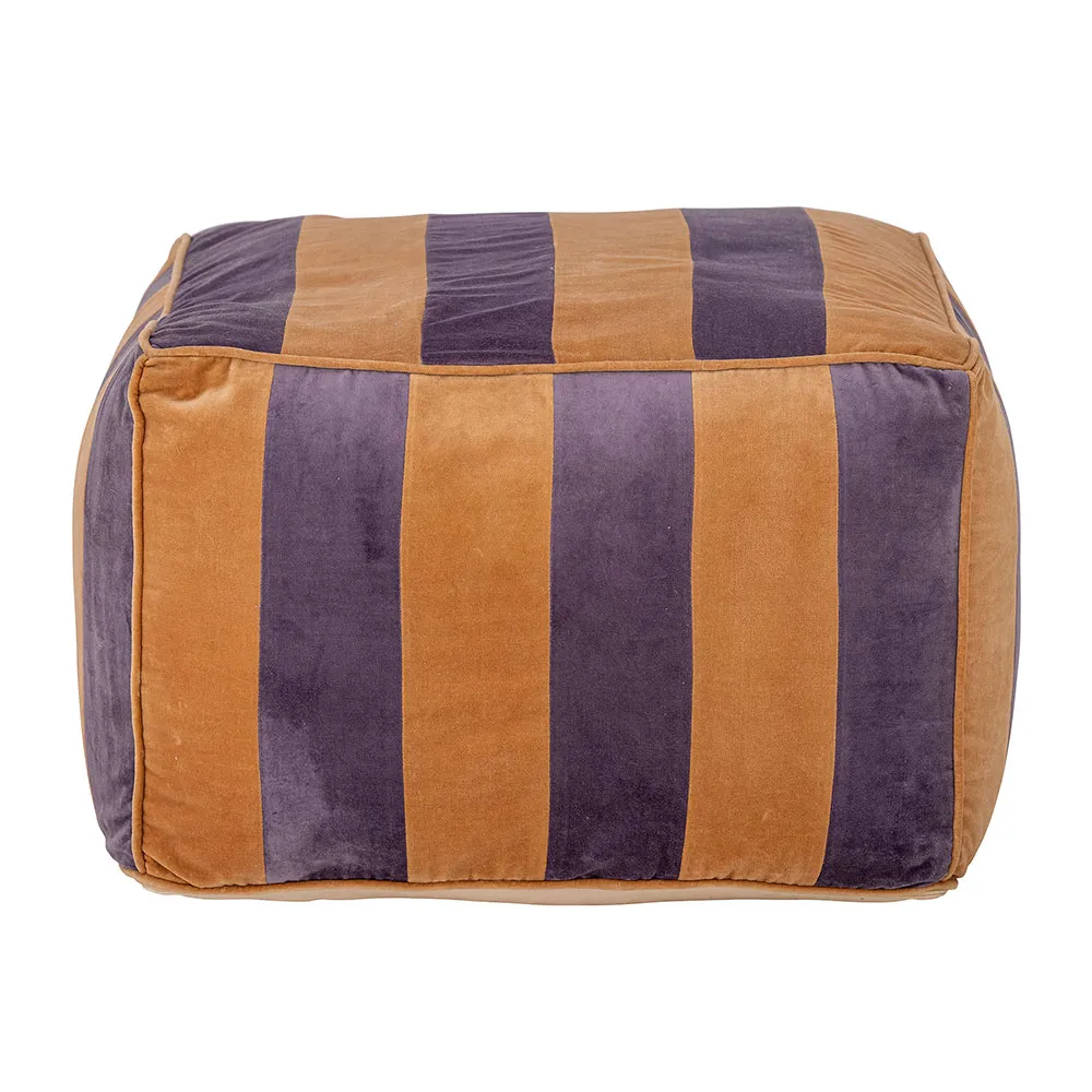 BLOOMINGVILLE Pouf "Walder" orange-violett