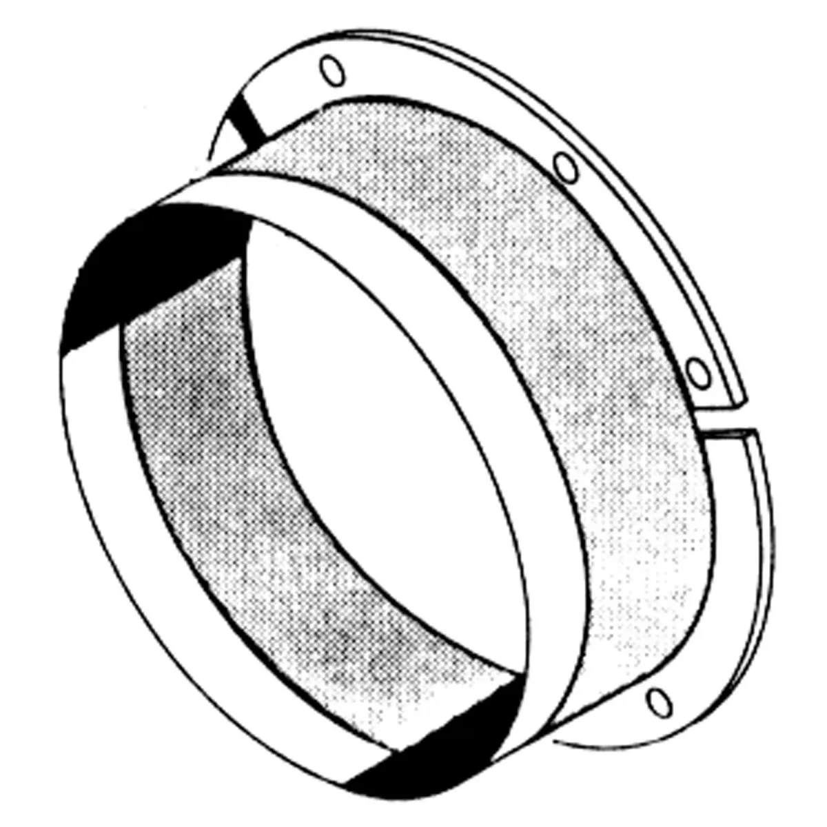 Bundkragen lose für 315er Rohre