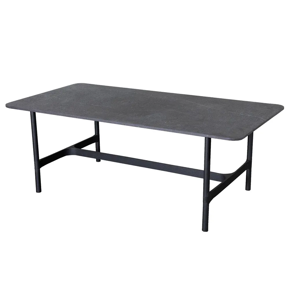 Cane-line Couchtisch - rechteckig "Twist" Aluminium & Keramik