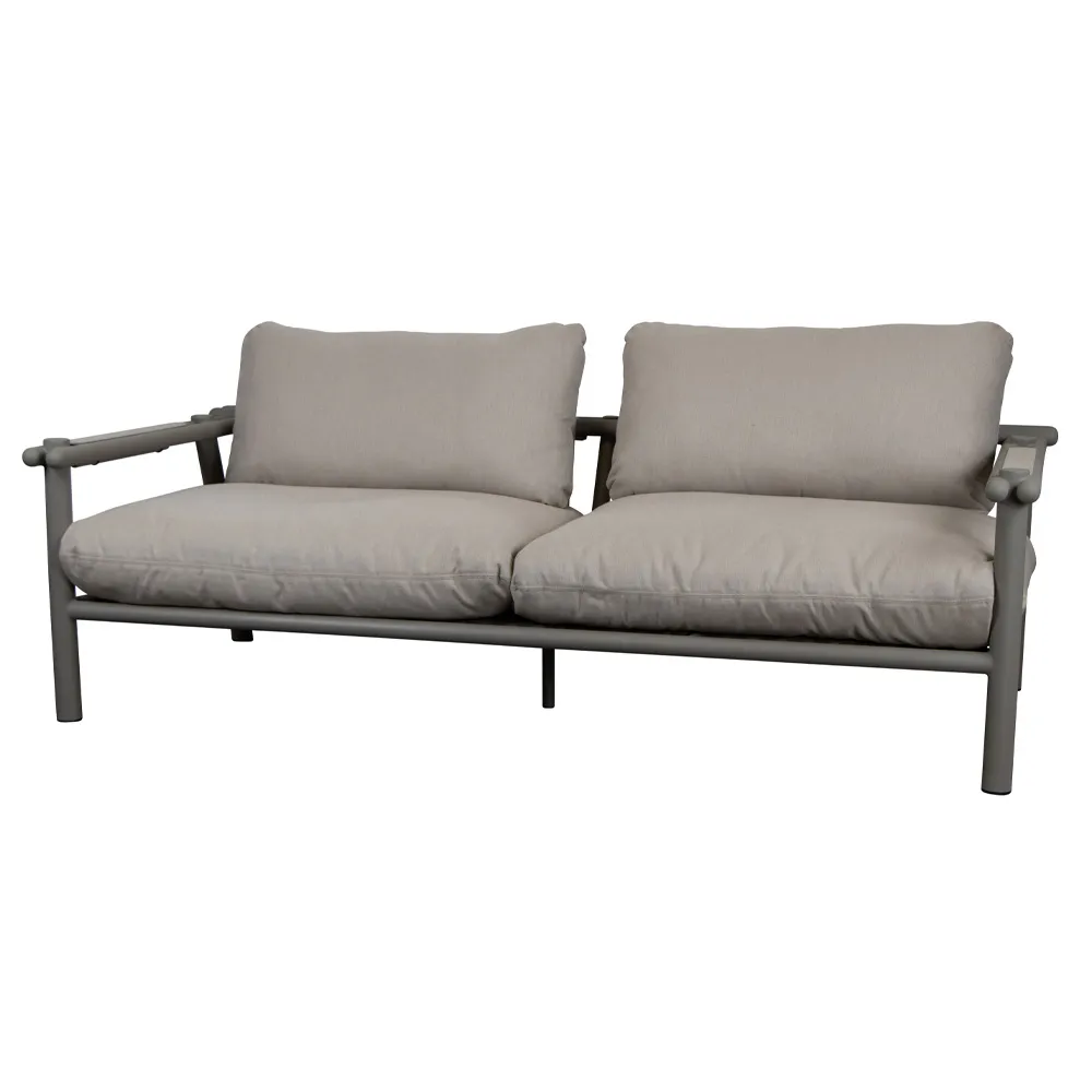Cane-line Loungesofa "Sticks" 2-Sitzer Aluminium