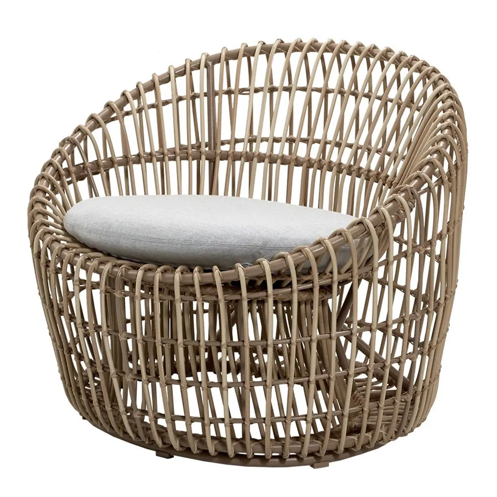 Cane-line Outdoor Loungesessel "Nest Round" Polyrattan