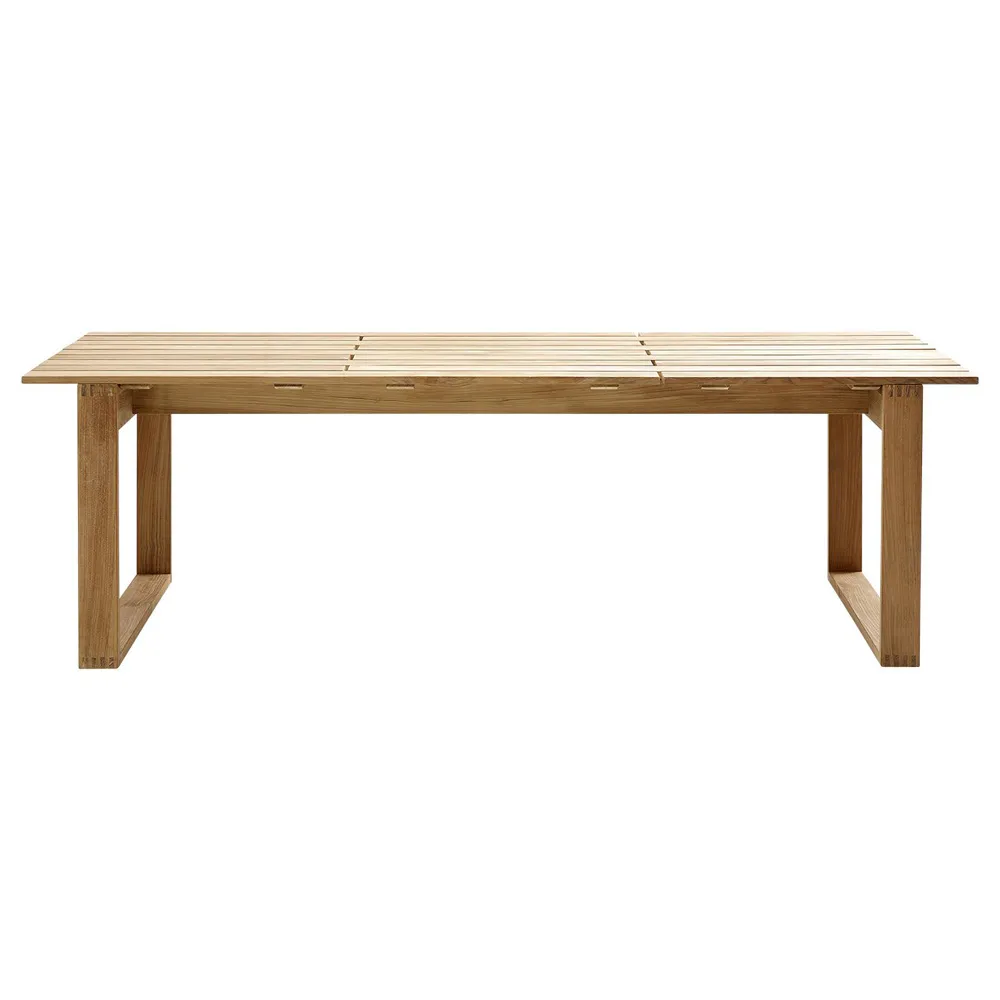 Cane-line Gartentisch - rechteckig "Endless" Teak