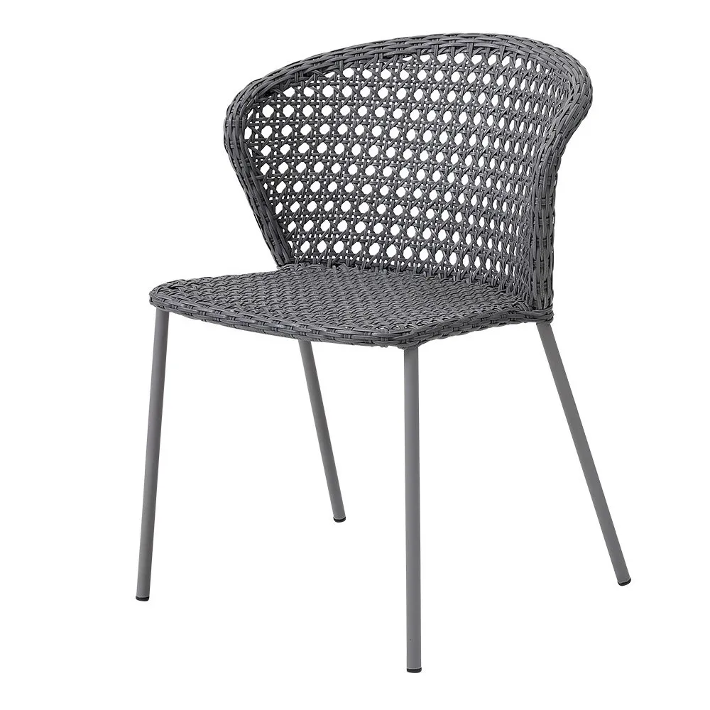 Cane-line Gartenstuhl - stapelbar "Leany" hellgrau