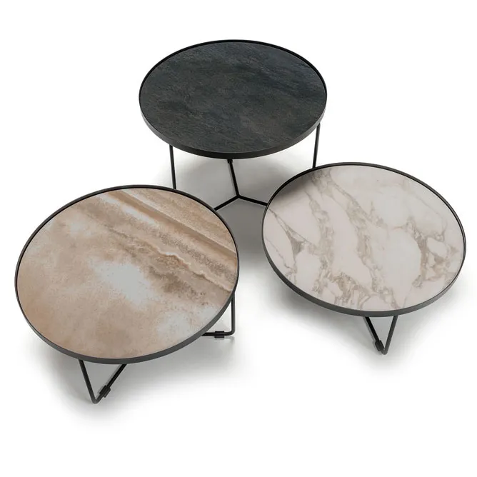 Billy Keramik - Couch- und Beistelltische von Cattelan Italia