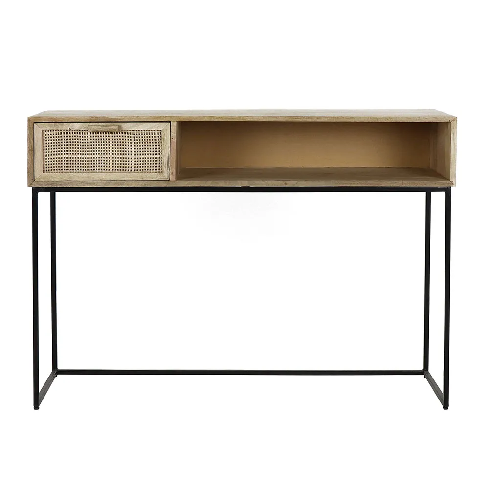 Konsole - mit Schublade "Angie" Mango & Metall