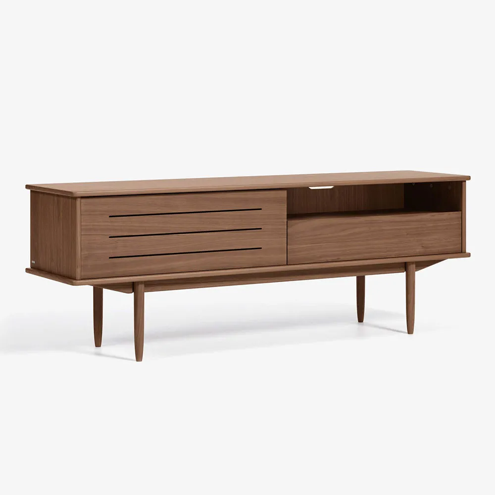 Retro TV-Bank "Calisa" Nussbaum