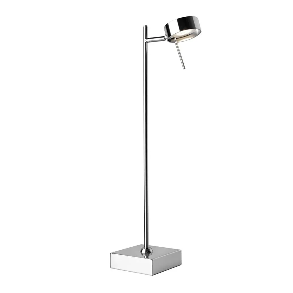 Tischleuchte - dimmbar "Blair" Metall schwarz / chrom matt