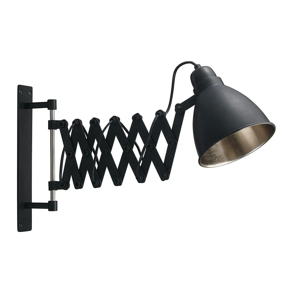 Wandleuchte - verstellbar "Maxima" Metall schwarz
