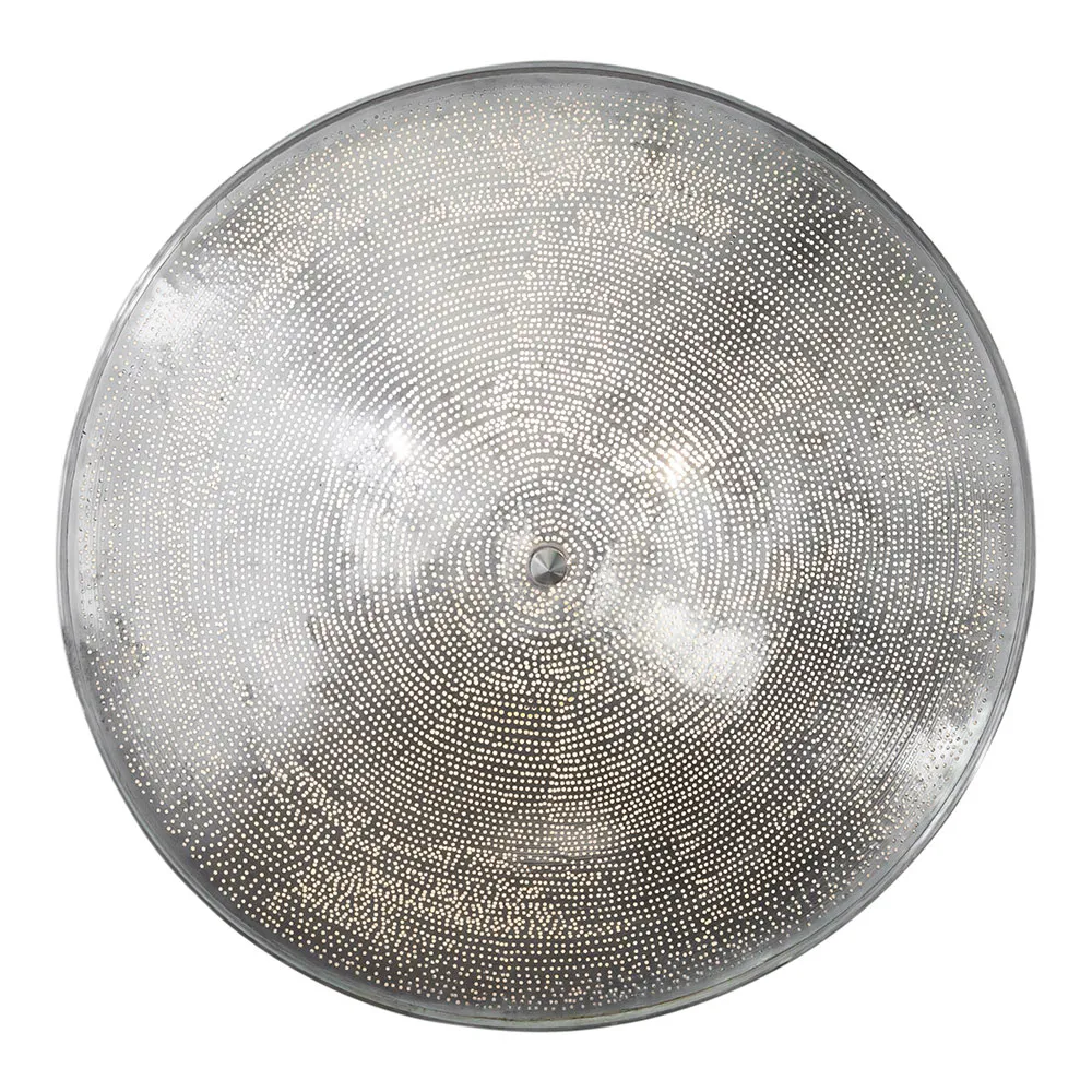 Orientalische Deckenlampe "Fatma" Messing versilbert