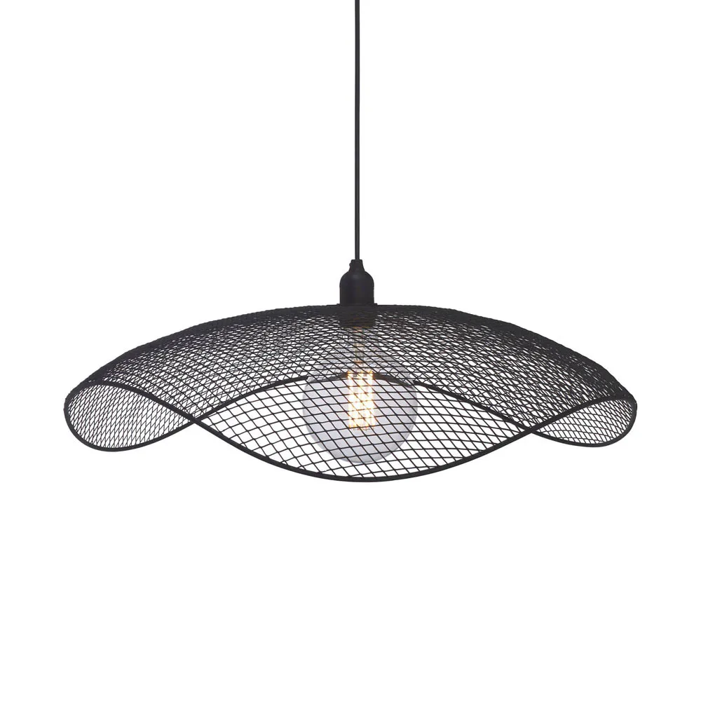 Pendelleuchte "Vivien" Metall schwarz