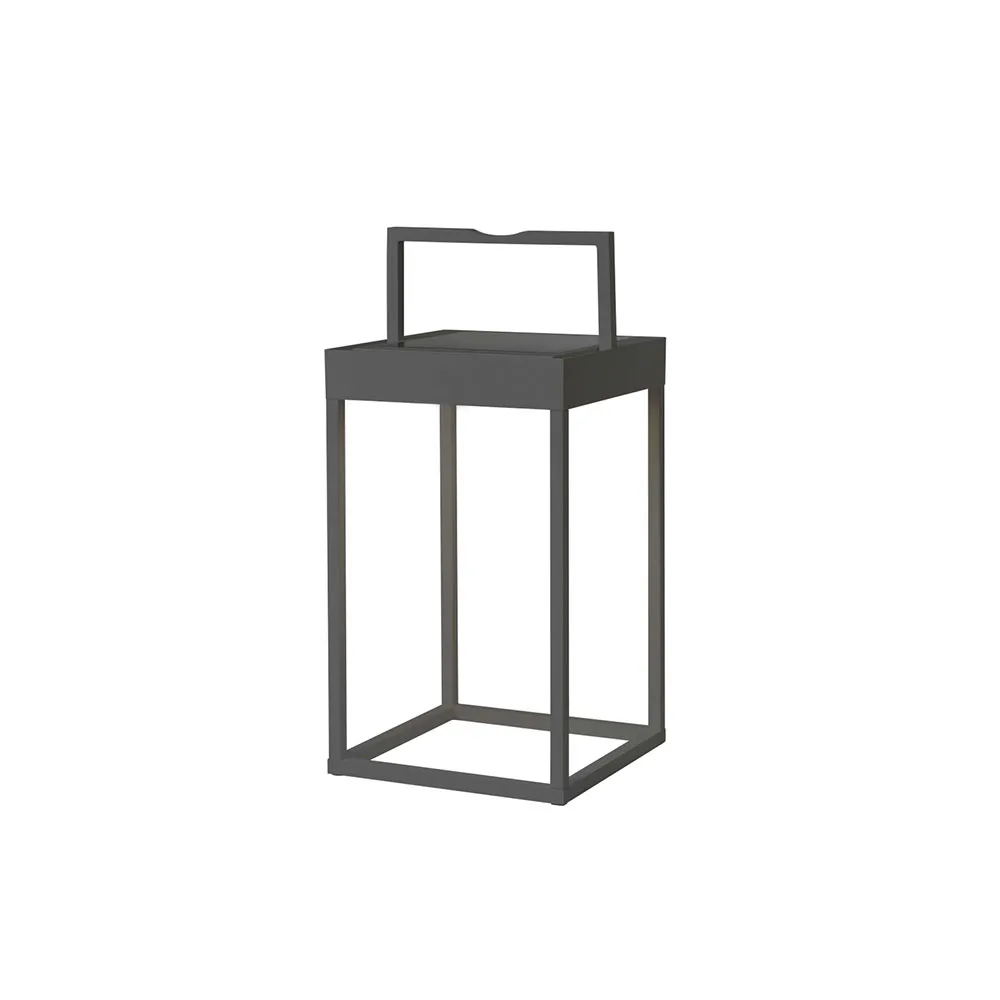 Solar Laterne - dimmbar "Cannon" schwarz