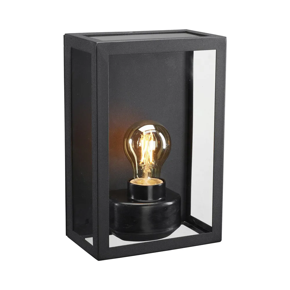 Maritime Außenwandleuchte "Klubba" Metall & Glas