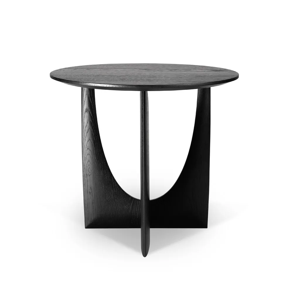 Ethnicraft Beistelltisch - rund "Geometric" Eiche