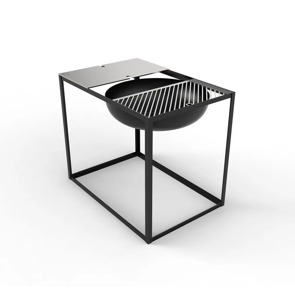 Feuerschale mit Grill "Slade 700" Metall