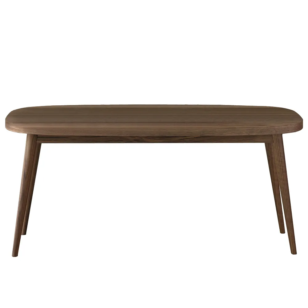 GERVASONI Couchtisch - oval "Brick" Eiche