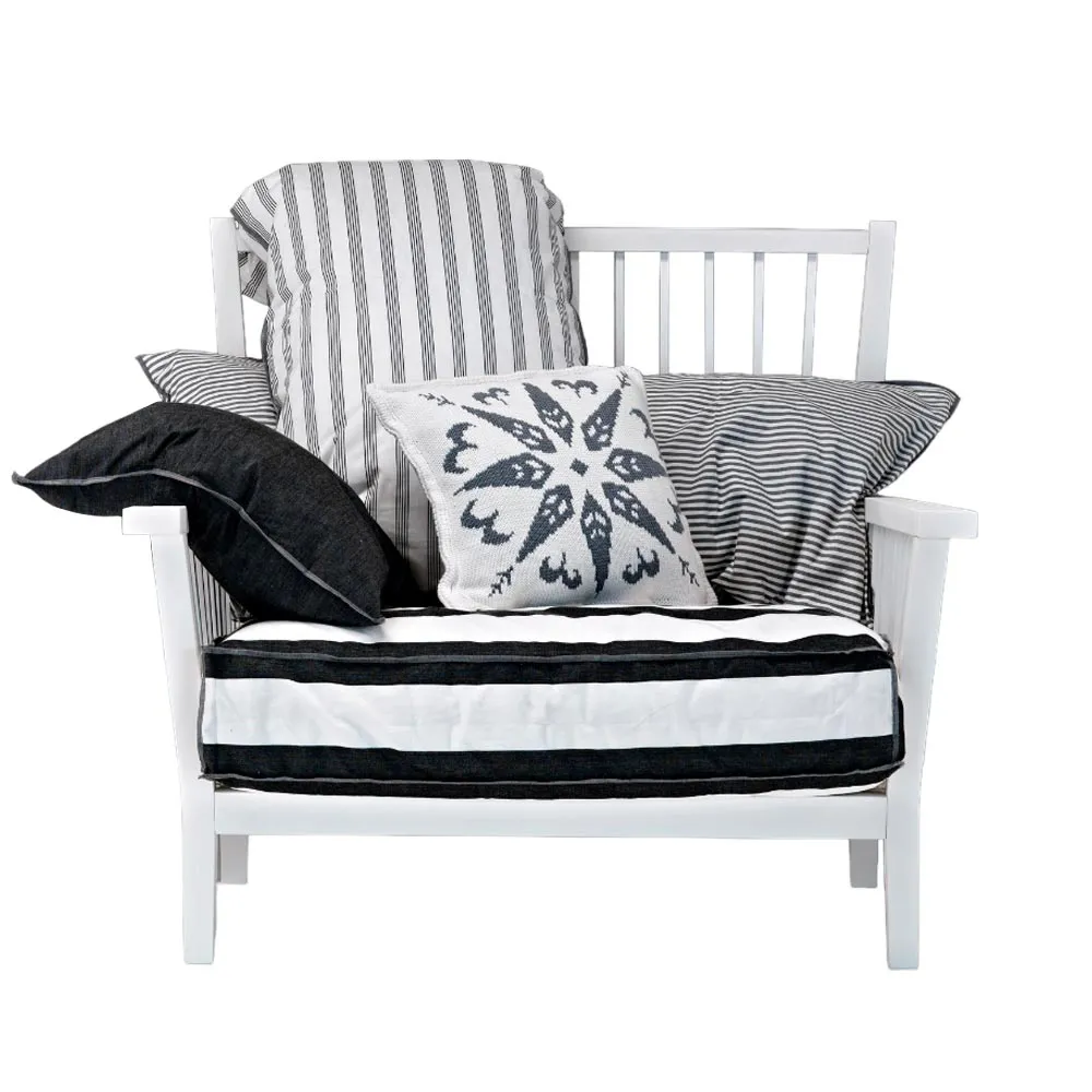 GERVASONI Holzsessel "Gray 01" Eiche weiß