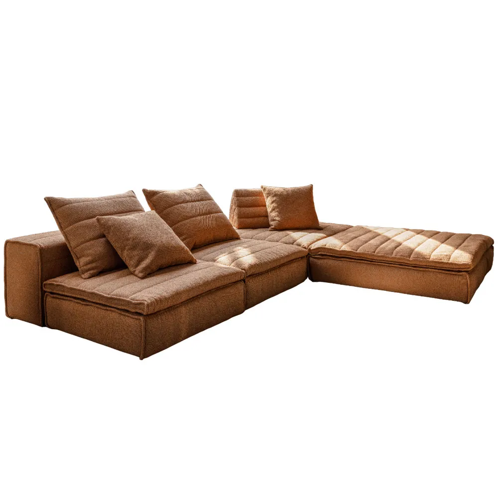 GERVASONI Modulsofa "SAMET LOW" Kombination C