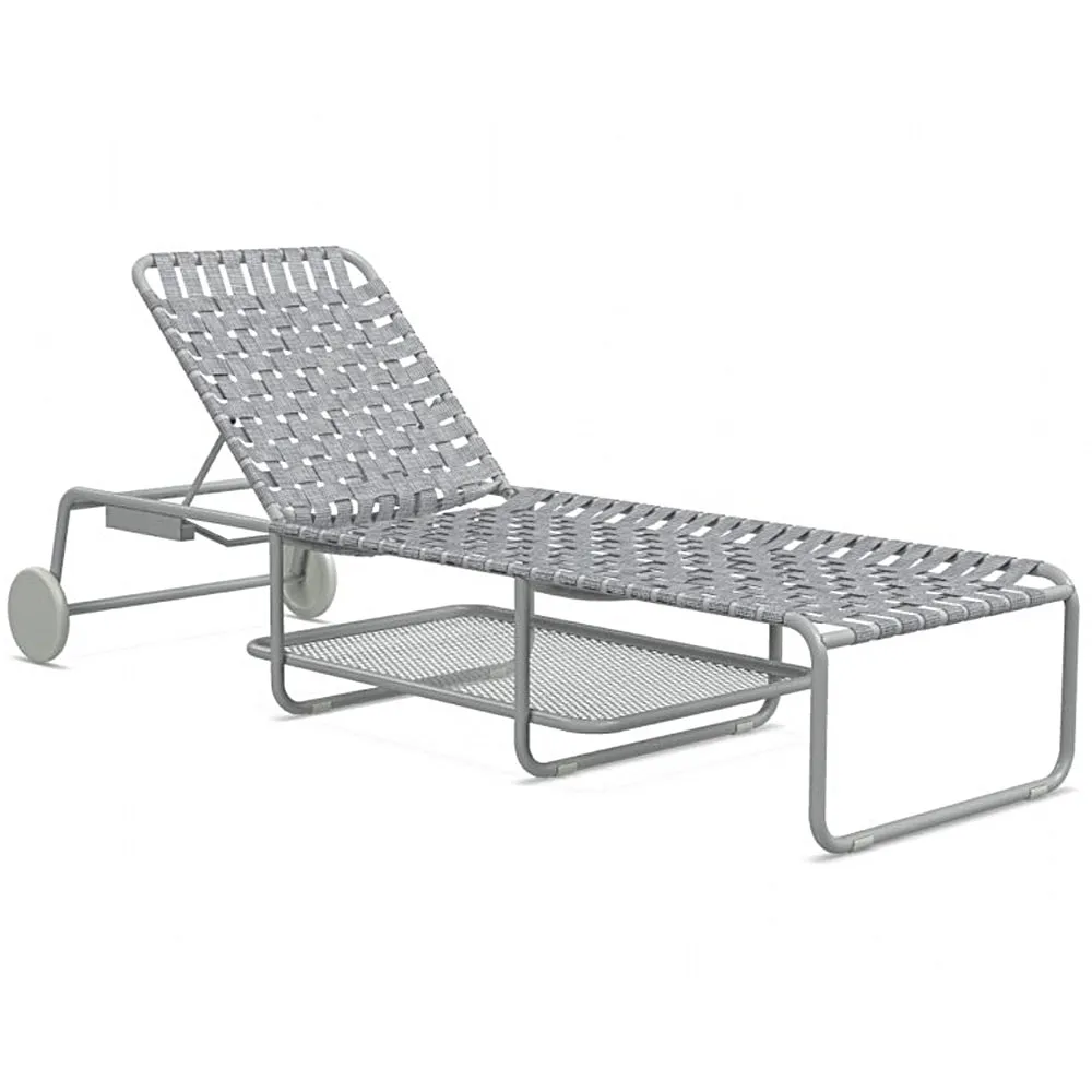 GERVASONI Gartenliege "InOut 883" Aluminium grau