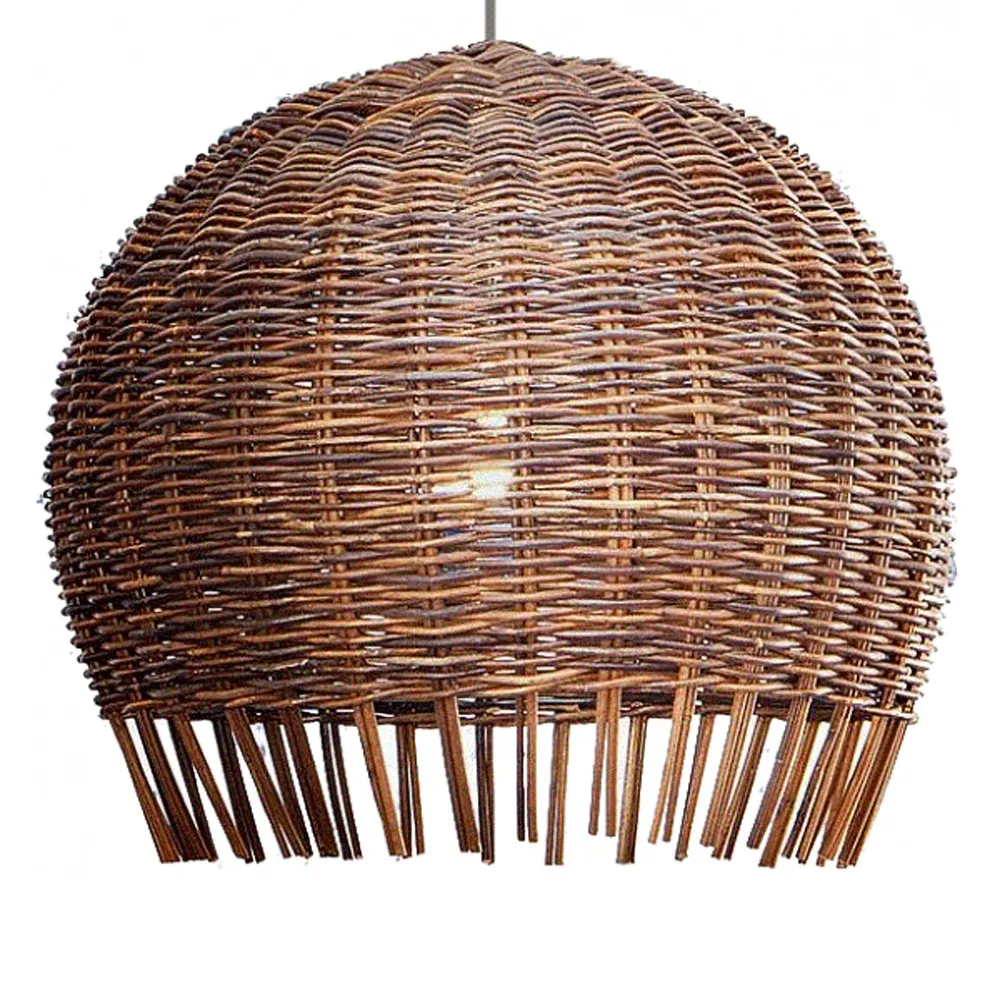 GERVASONI Pendelleuchte "Croco" Rattan