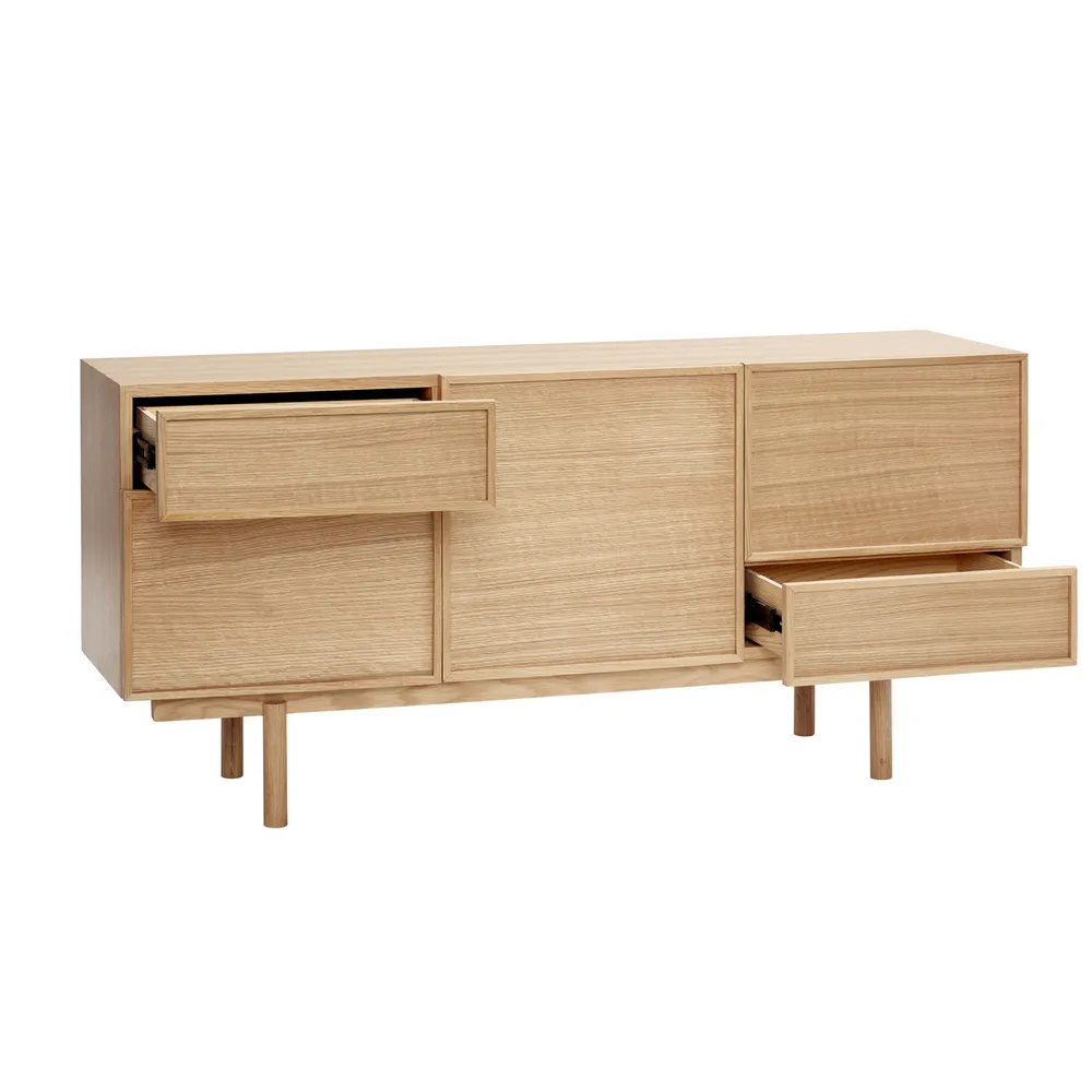 Hübsch interior Sideboard "Cube" Eiche