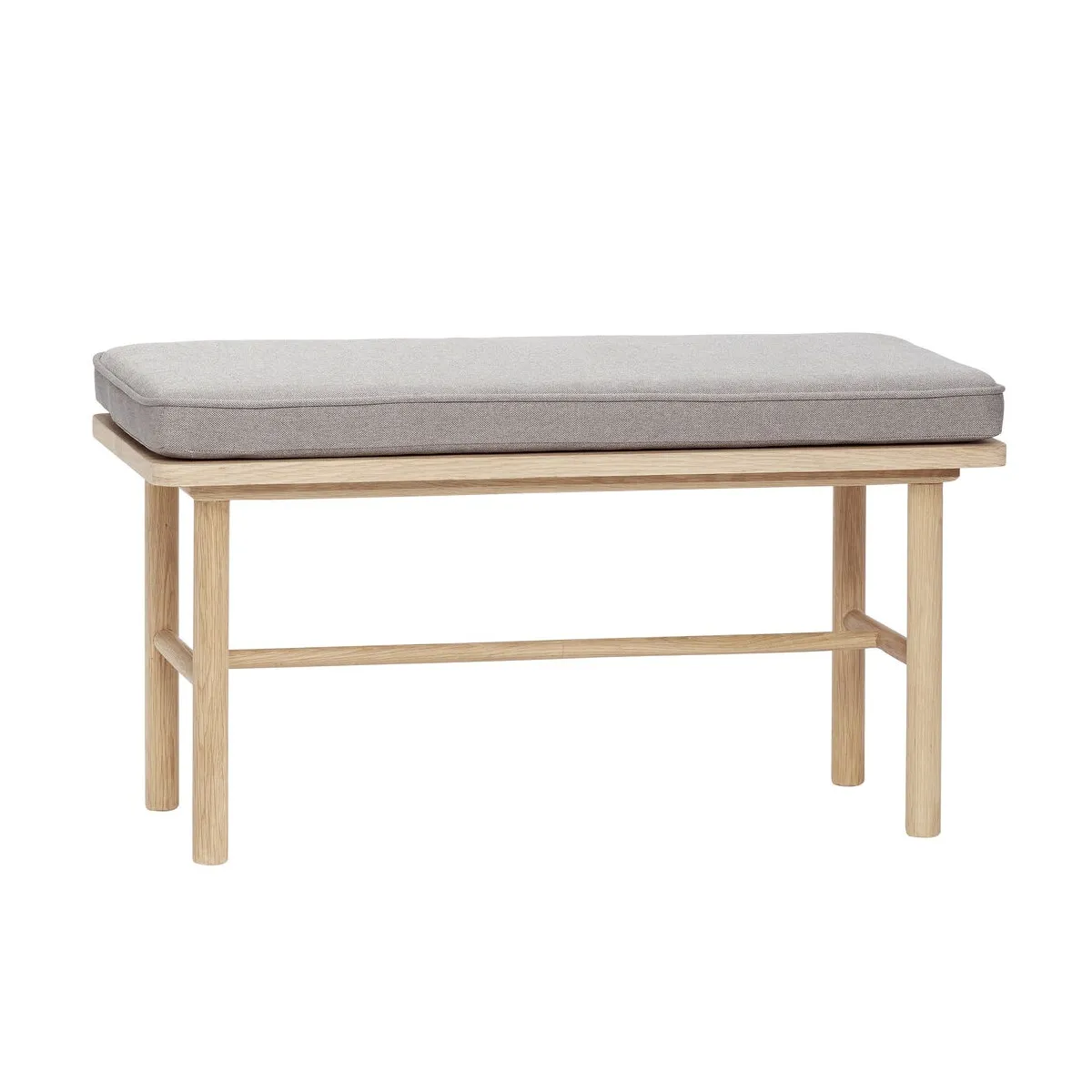 Hübsch interior Sitzbank "Folk" Eiche natur-grau