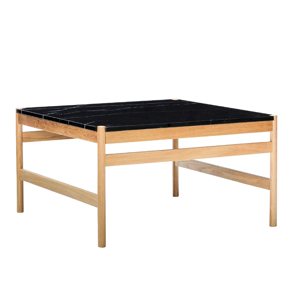 Hübsch Interior "Raw" Couchtisch mit Marmorplatte