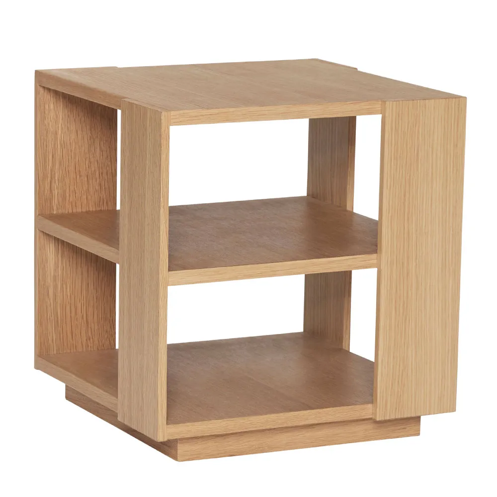 Hübsch interior Beistelltisch - quadratisch "Merge" Eiche