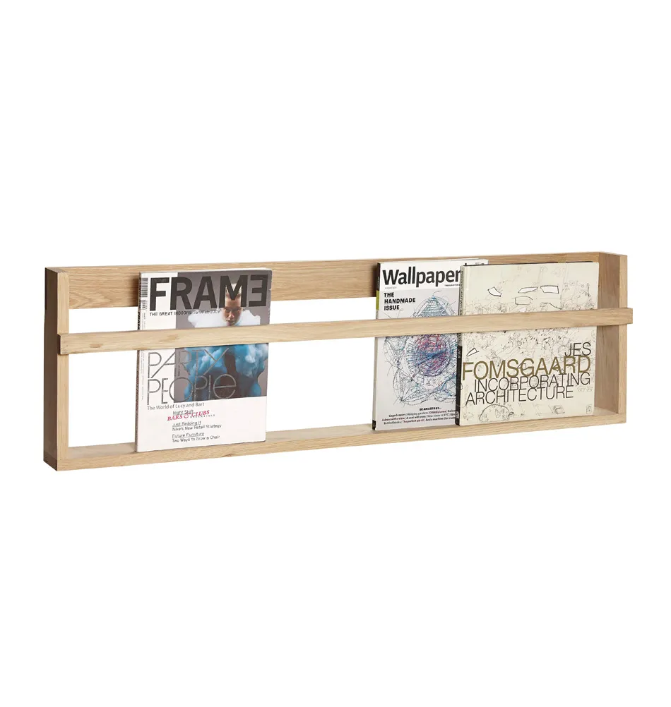 Hübsch interior Magazinregal "Display" Eiche