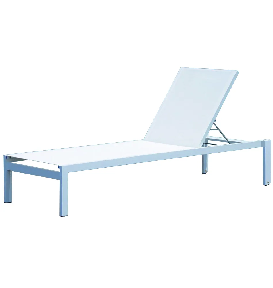 jan kurtz Sonnenliege "Quadrato" weiß