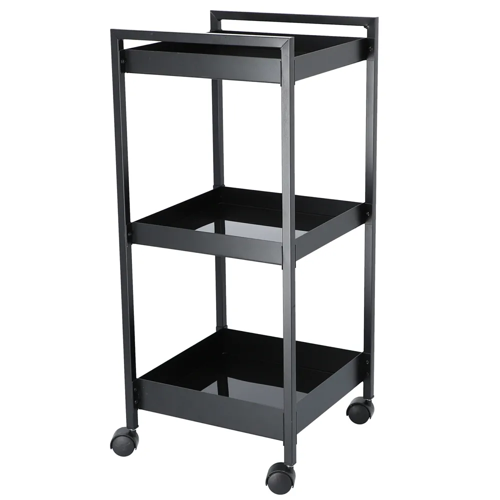 jan Kurtz Servierwagen - quadratisch "Butler" schwarz