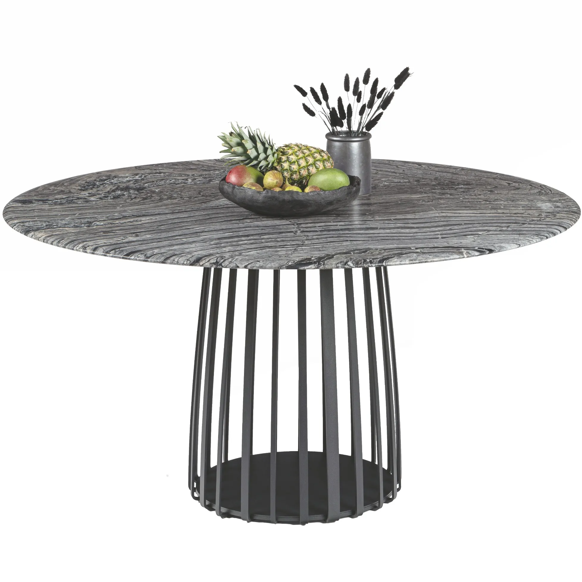 Tisch BC 07 Basket® rund (Stein) von Janua