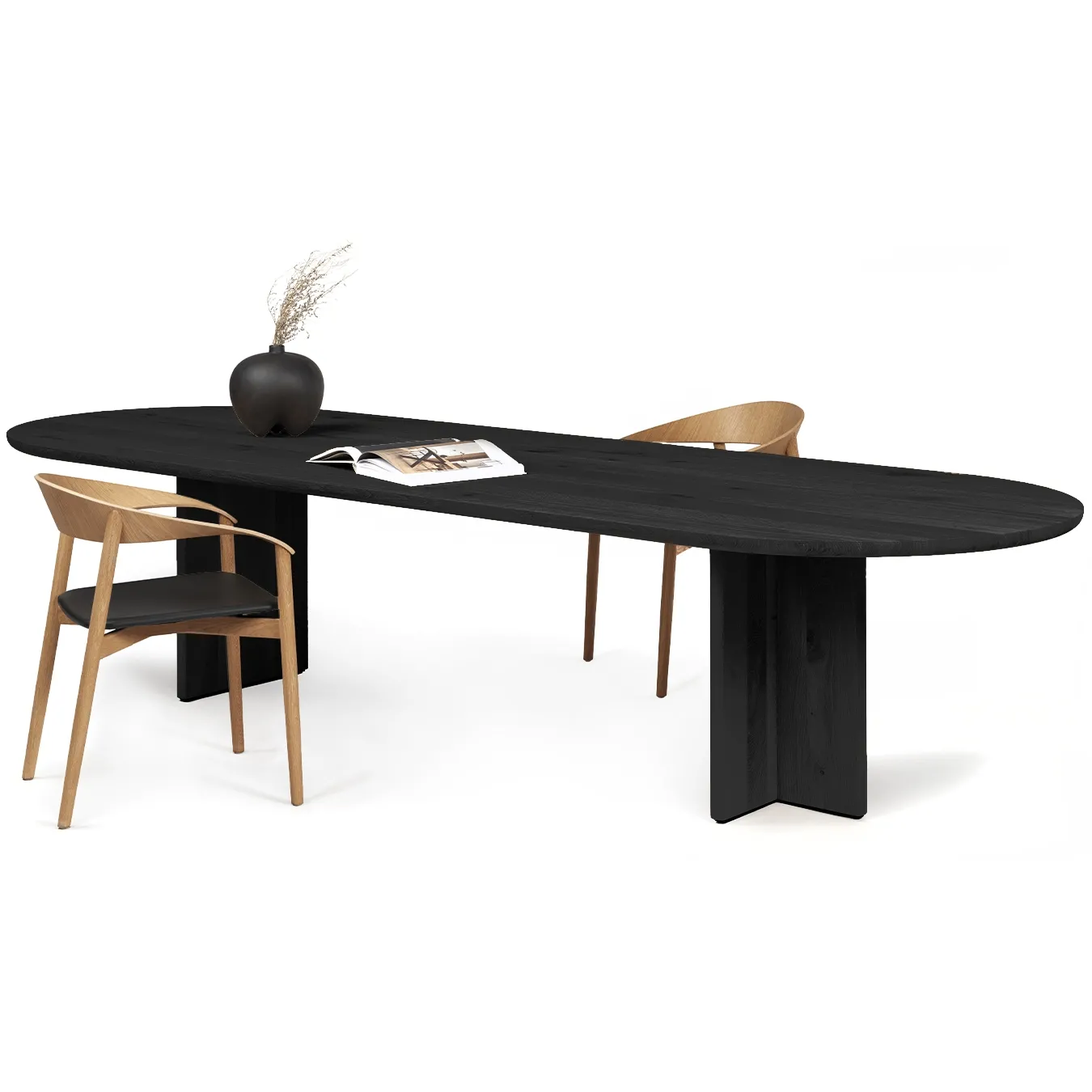 Esstisch BC 17 T-Rox (Eiche schwarz) von Janua