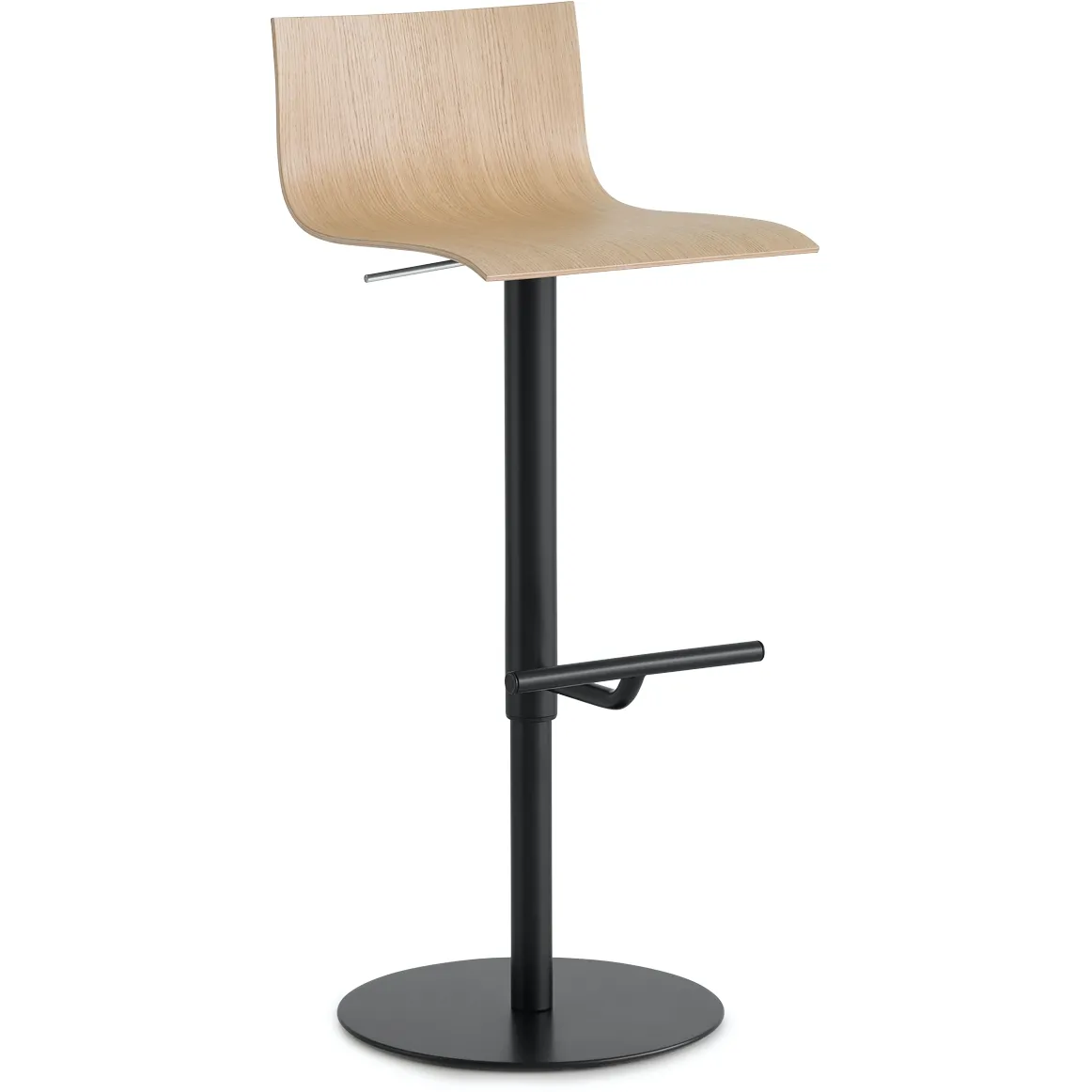 Barhocker Thin von Lapalma mit schwarzem Gestell