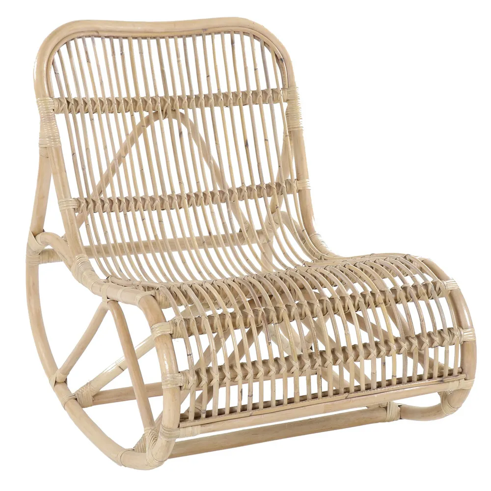 Schaukelstuhl "Komi" Rattan natur