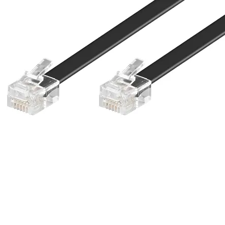 10m Modularkabel 4/4pol RJ11 Stecker