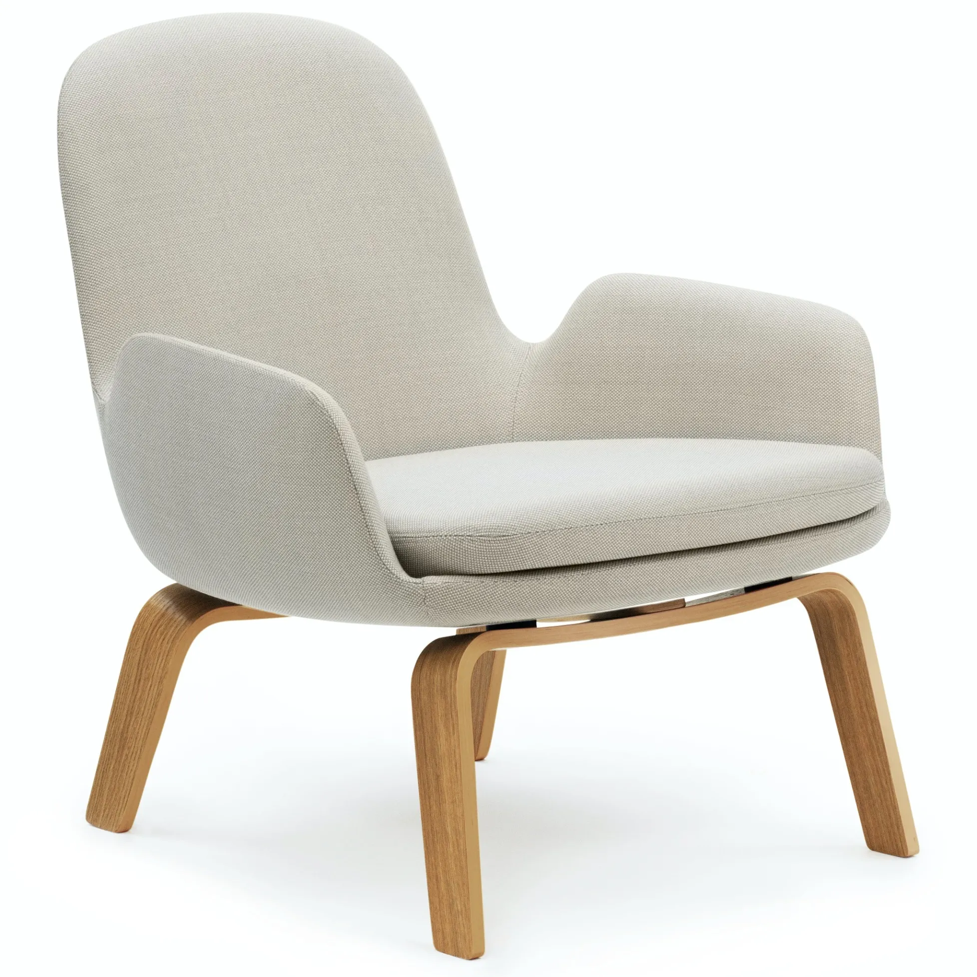 Era Lounge Chair niedrig mit Holzgestell von Normann Copenhagen