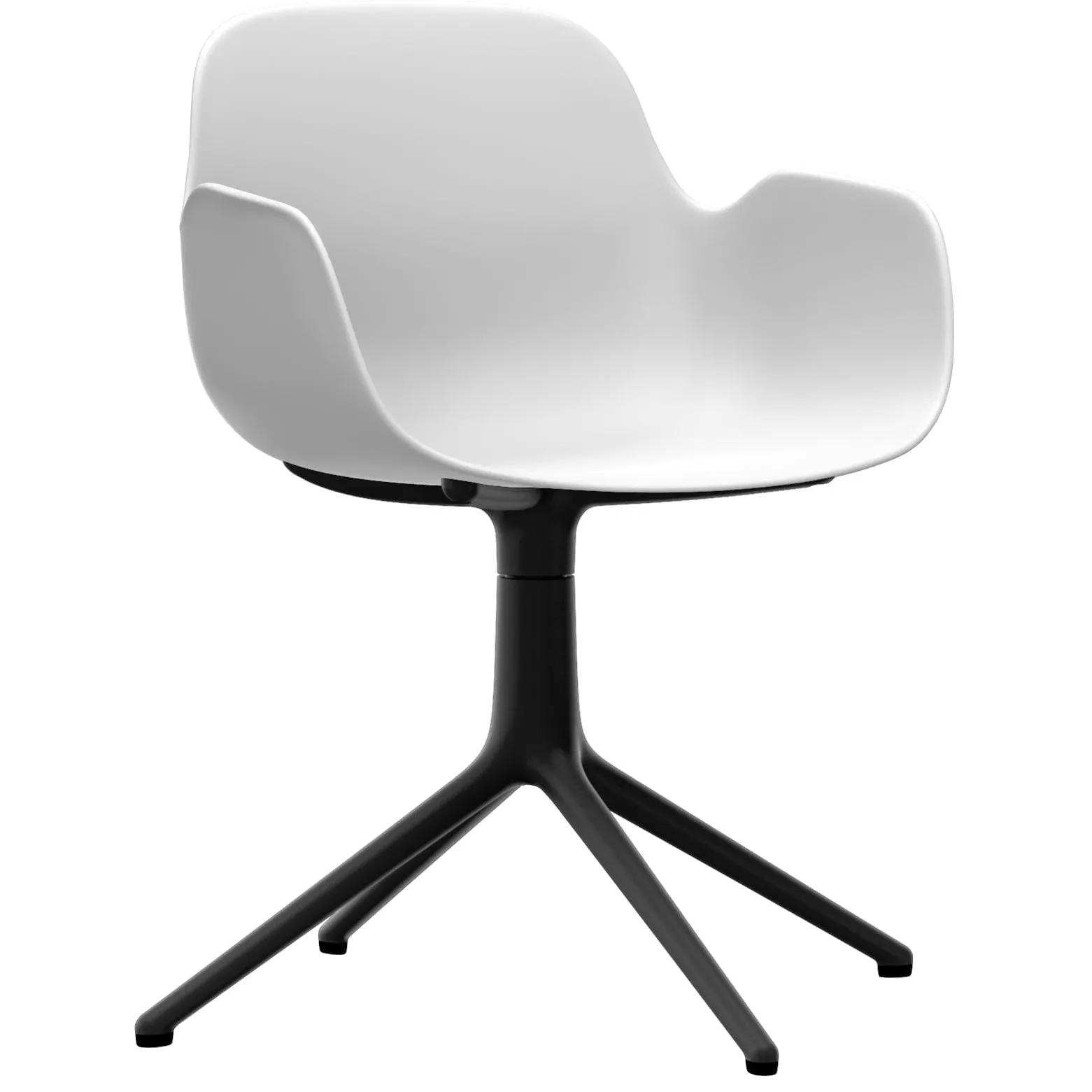 Normann Copenhagen Form Drehsessel 4L Gestell schwarz