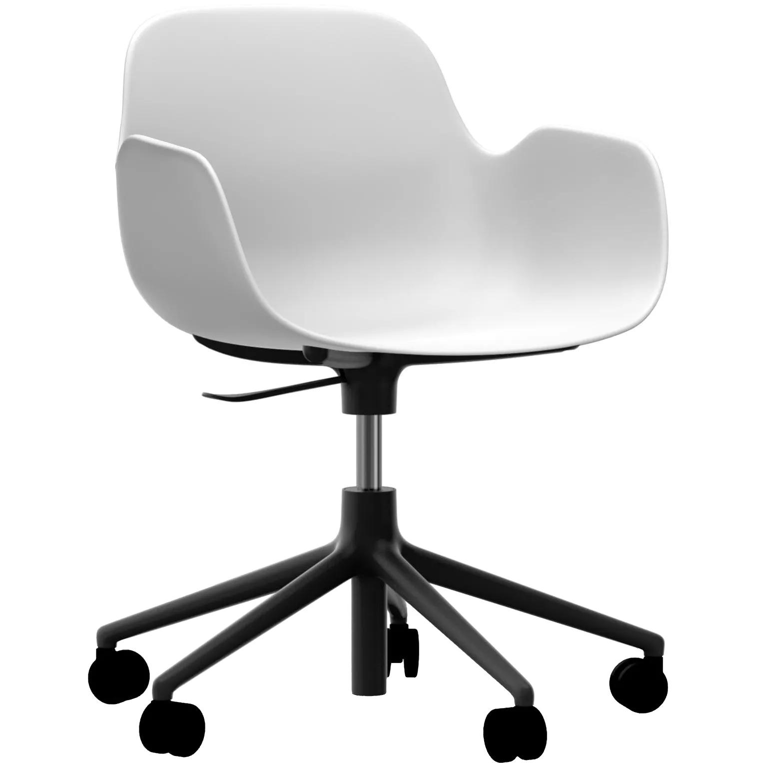 Normann Copenhagen Drehsessel Form 5W Schwarz Alu