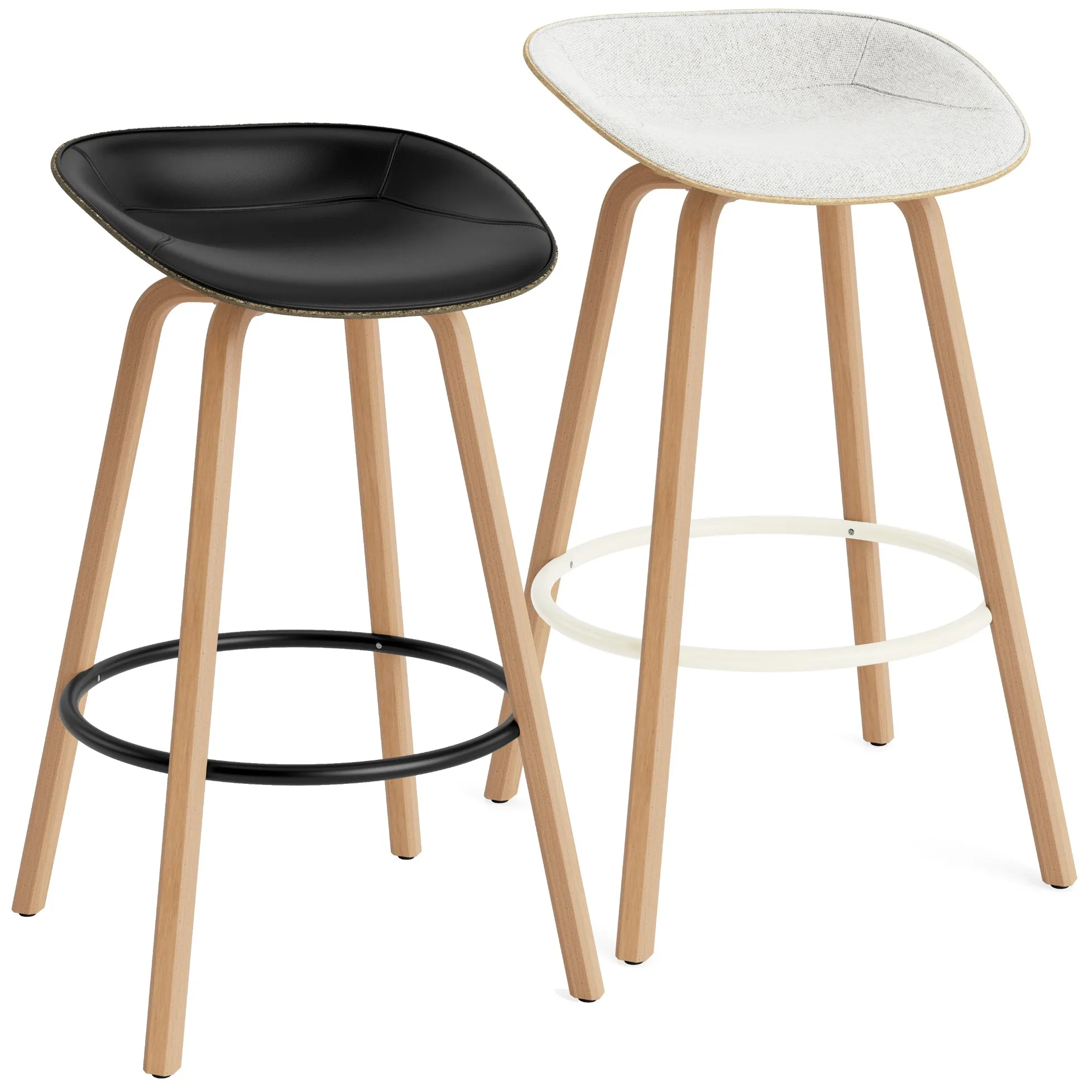 Norman Copenhagen Barhocker Mat 75cm Sitzpolster