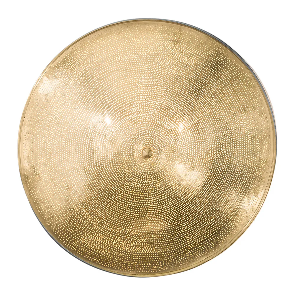 Orientalische Deckenlampe "Famra" Messing vergoldet