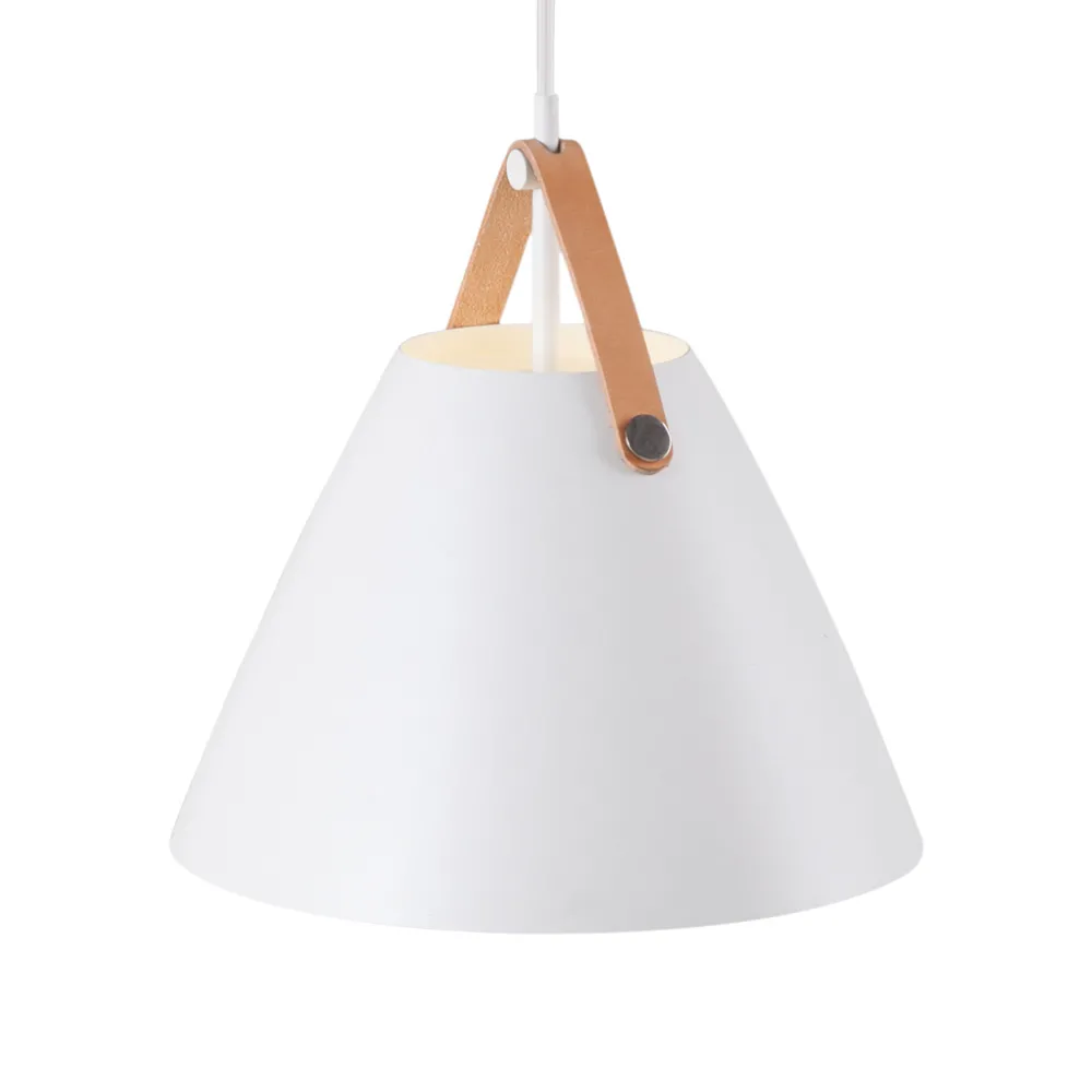 Pendelleuchte - dimmbar "Stray" Metall & Leder