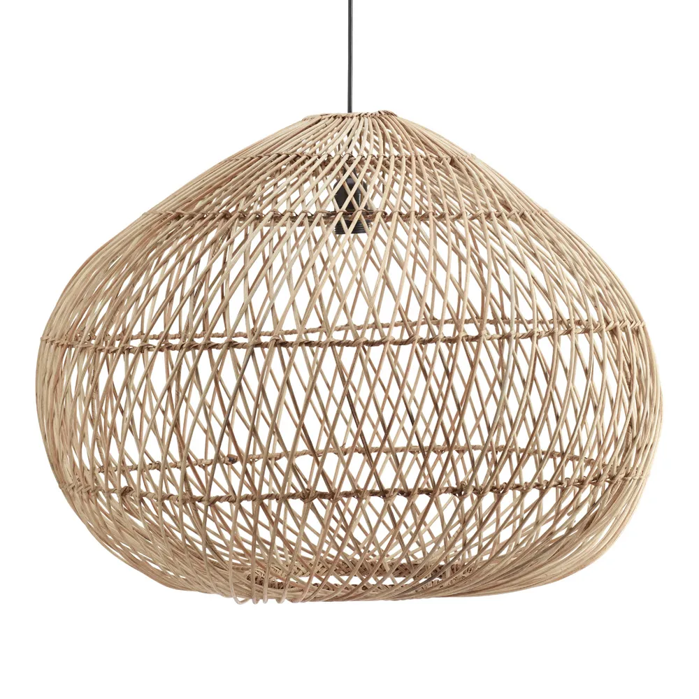 Hängelampe Outdoor - handgefertigt "Karu" Rattan