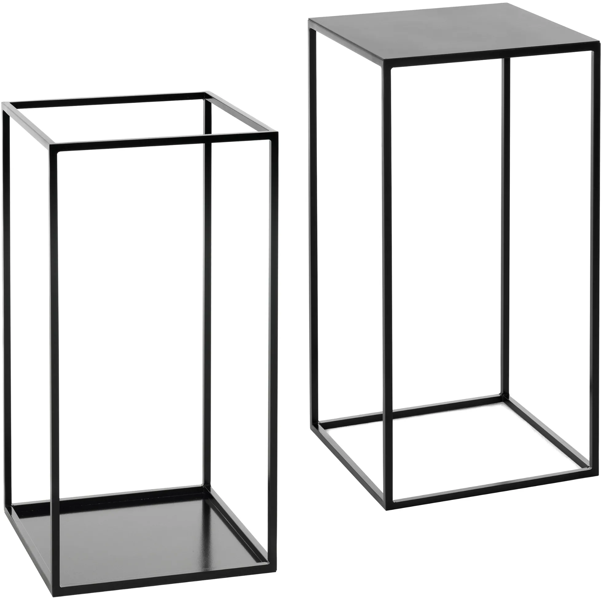 Rack 1596 - quadratischer Schirmständer / Beistelltisch von Schönbuch