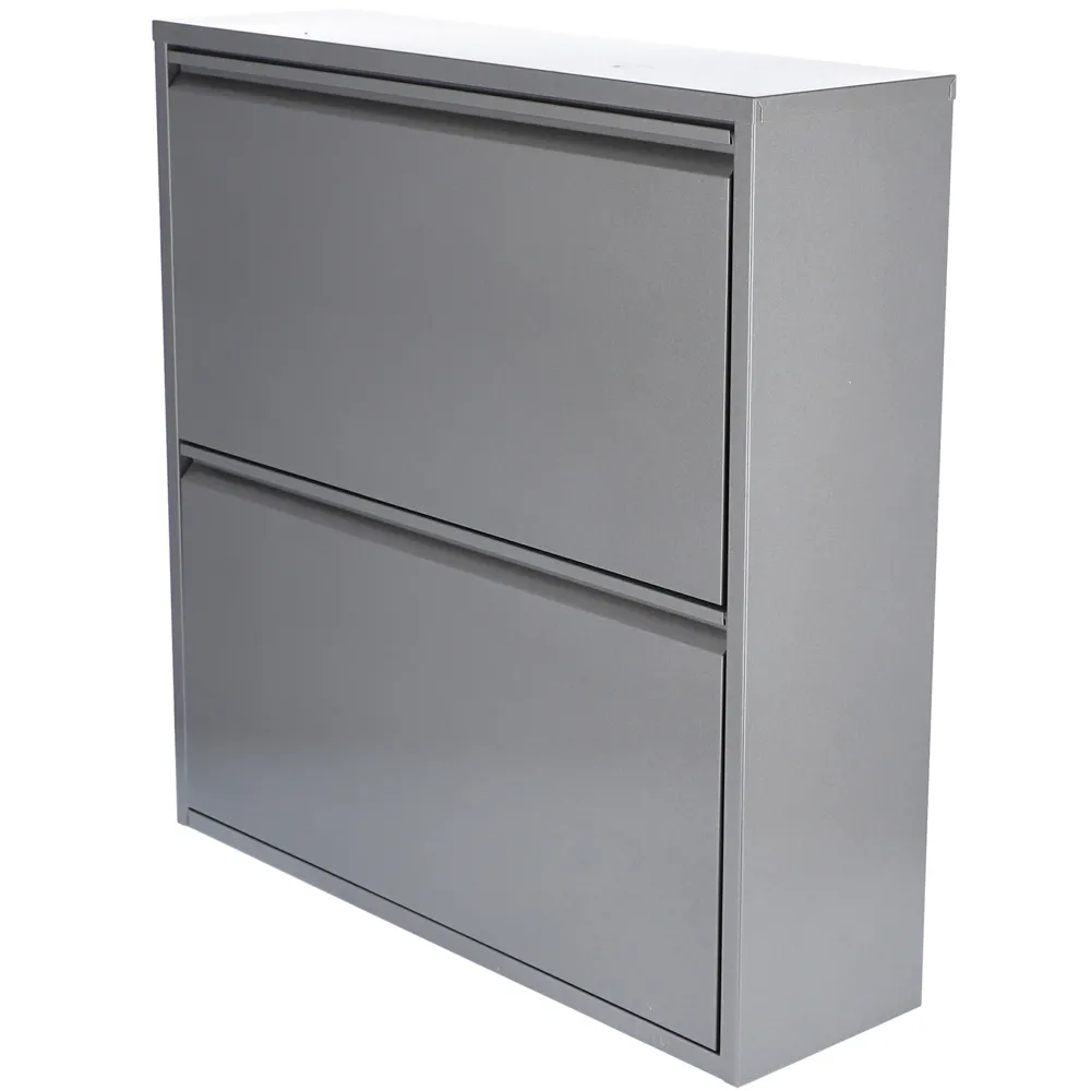 jan kurtz Schuhkipper "Double Large 2" silber