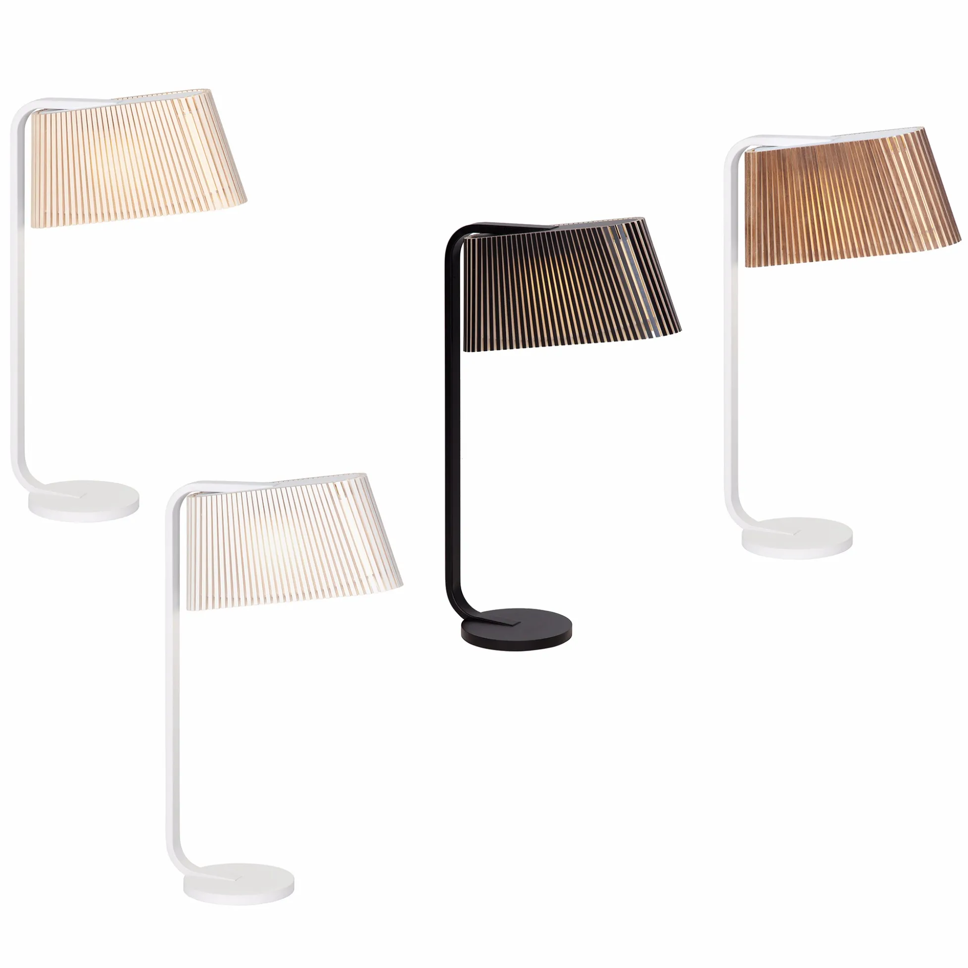 Tischleuchte Owalo 7020 von Secto Design