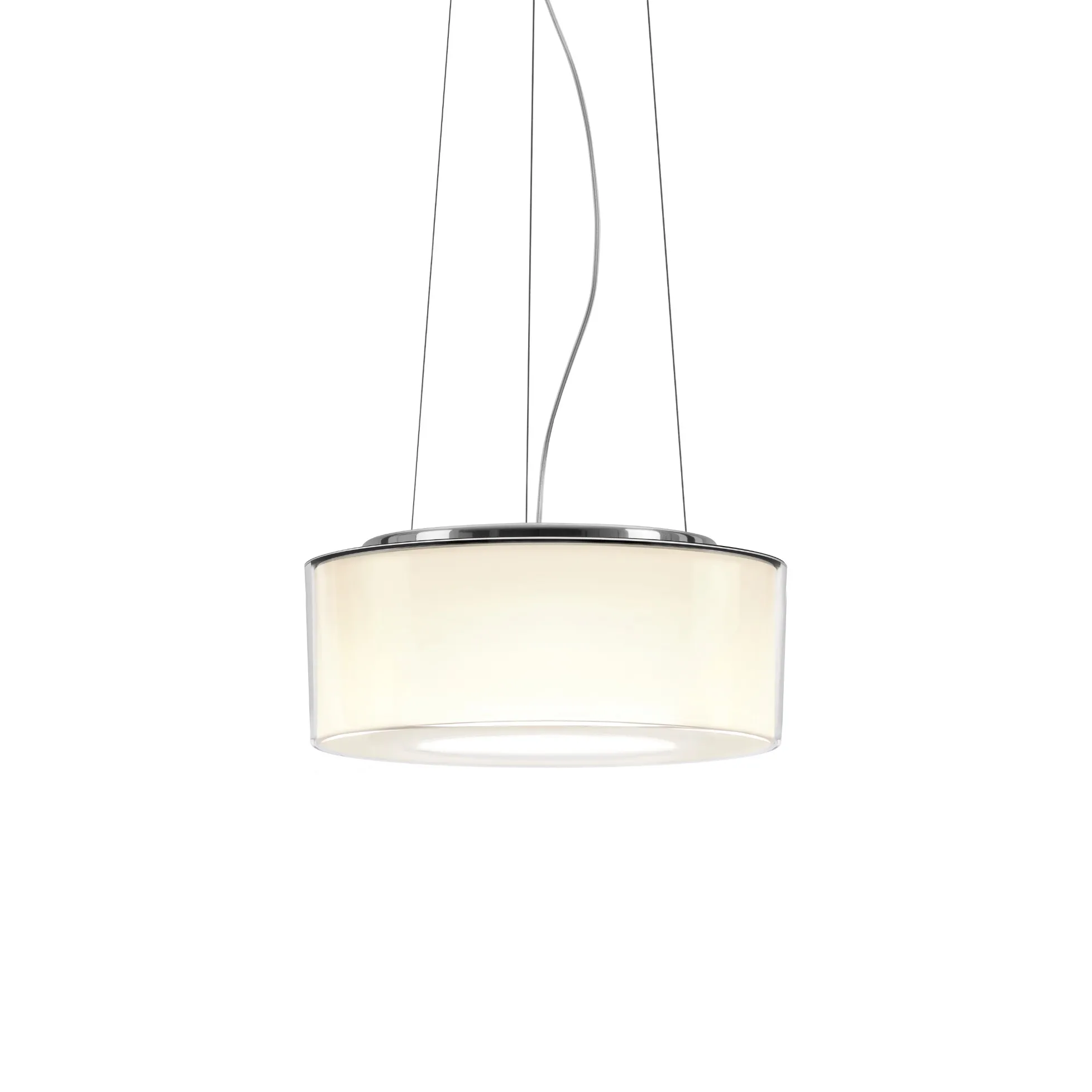 LED Pendelleuchte Curling Rope (Acrylglas zylindrisch) von serien